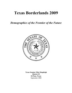 Chapter 1: Demographics of the Frontier of the Future