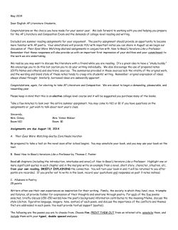 April 2007 - BHS Guidance