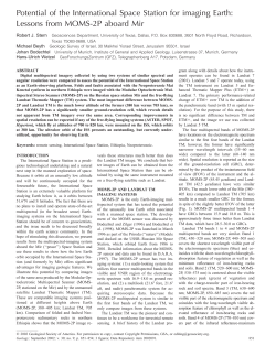 Potential of the International Space Station for imaging Earth