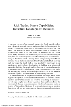 Rich Trades, Scarce Capabilities: Industrial