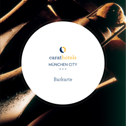 Barkarte - carathotels