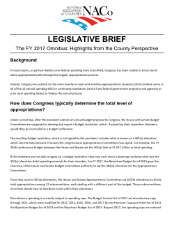 LEGISLATIVE BRIEF - National Association of Counties