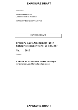 Exposure Draft - Treasury.gov.au