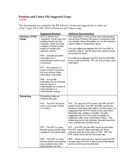 Positions and Values File Suggested Usage
