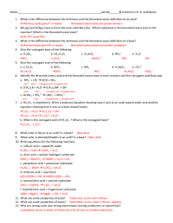 Topic 8 - Jensen Chemistry