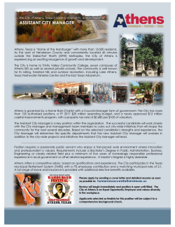 CDM Ad - City of Athens