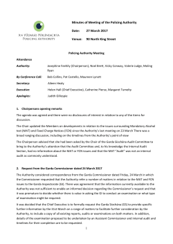 Minutes 27/03/2017 - Policing Authority