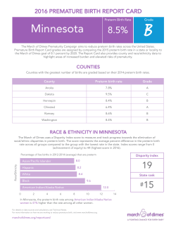 a full report card for Minnesota