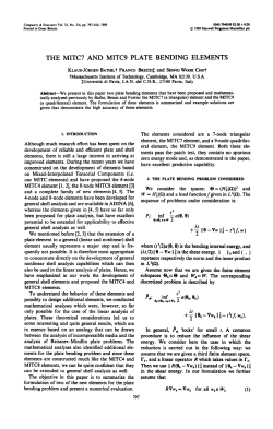 THE MITC7 AND MITC9 PLATE BENDING ELEMENTS