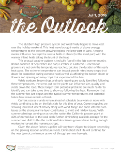 The stubborn high pressure system out West finally begins to move