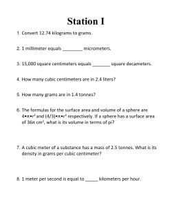 Station I - Scioly.org