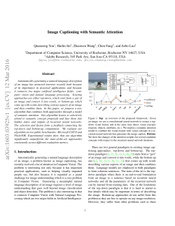 Image Captioning with Semantic Attention