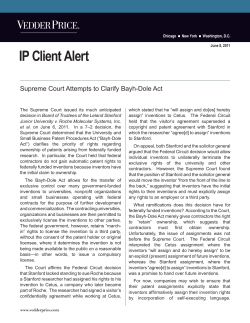 Supreme Court Attempts to Clarify Bayh-Dole Act
