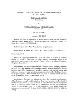 4D14-2061-Randall S. Appel v. Norman Bard and Shirley Bard