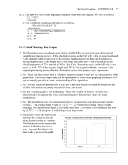 Statistical Graphics SECTION 2-4 37