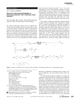 Electrical Conformational Bistability of Dimesogen Molecules with a