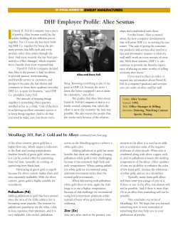 DHF Employee Profile: Alice Sesmas