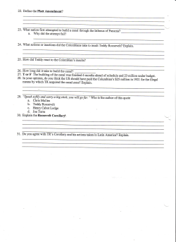 22. Defne the Platt Amendment? 23. what nation frst attempted to