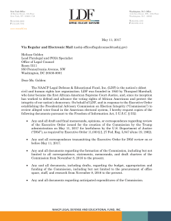 LDF FOIA Request to Department of Justice Office of