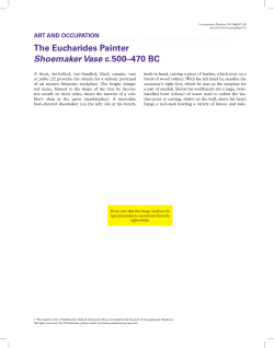 the Eucharides painter Shoemaker Vase c.500