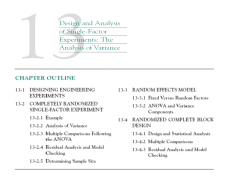 13-2 The Completely Randomized Single