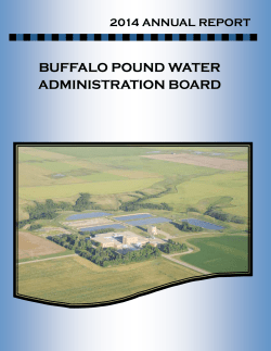 buffalo pound water administration board