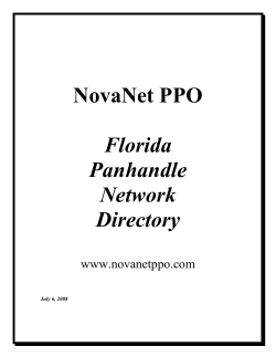 FL Panhandle - NovaNet PPO