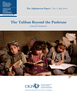 The Taliban Beyond the Pashtuns
