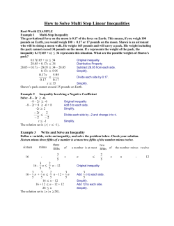 How to Solve Multi-Step Linear Inequalities