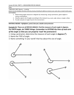 For EACH angle, do THREE things: (remember to EXTEND the lines
