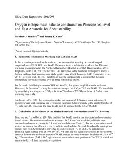 Oxygen isotope mass-balance constraints on Pliocene sea level and