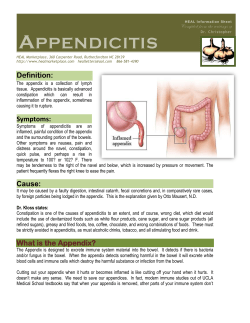APPENDICITIS