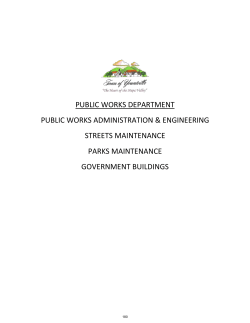 Public Works - Town of Yountville