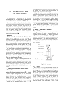 nearest graduated unit. Calculate the bulk density in g
