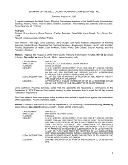 PC Minutes - August 16, 2016