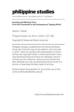 Counting and Marking Time