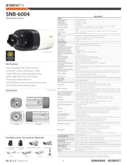 SNB-6004_Specifications