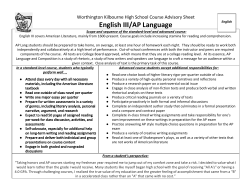 English 3 - WKHS Counselors