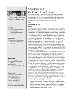 Christmas and the Clash of Civilizations