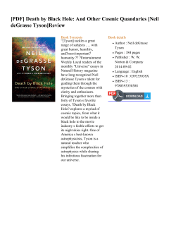 Death by Black Hole: And Other Cosmic Quandaries [Neil