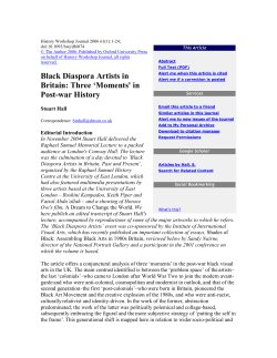 Black Diaspora Artists in Britain