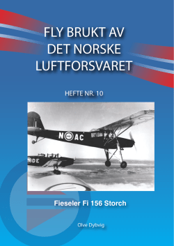 fly brukt av det norske luftforsvaret