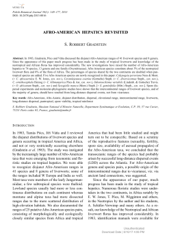 Afro-AmericAn hepAtics revisited