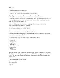 Hello All! I hope that you are having a great day! Tonight we will