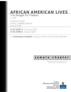 AFRICAN AMERICAN LIVES