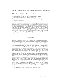 The He ii lines in the Lyman series profiles of solar prominences