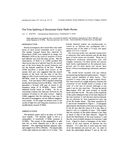 The Time Splitting of Decameter Solar Radio Bursts