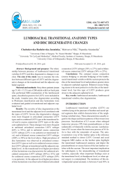 lum bo sac ral tran si ti o nal ana t omy types and disc de ge nera ti