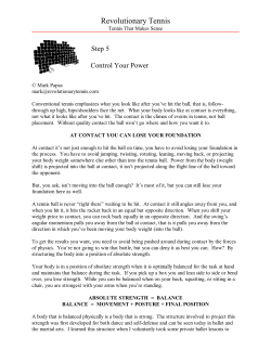 Revolutionary Tennis