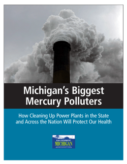 Michigan`s Biggest Mercury Polluters